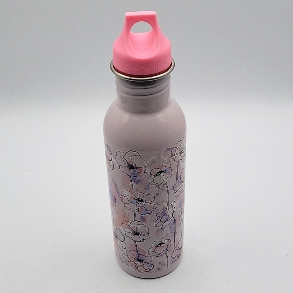 VERA BRADLEY Water Bottle 25 oz pink paisley print - Picture 1 of 5